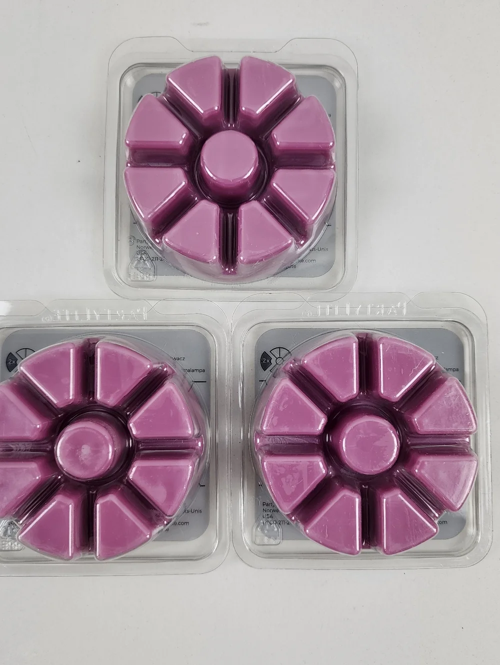 PartyLite Candied Berries Wax Melts Purple Scent Plus (3) Pack Bundle - Picture 2 of 4